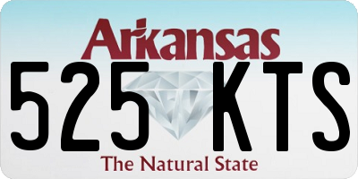 AR license plate 525KTS