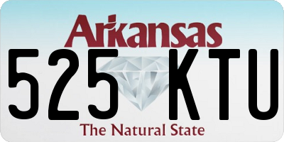 AR license plate 525KTU