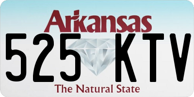 AR license plate 525KTV