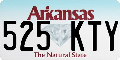AR license plate 525KTY