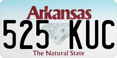 AR license plate 525KUC