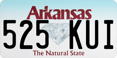 AR license plate 525KUI