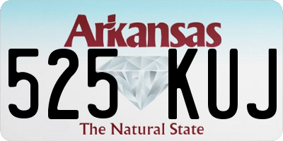 AR license plate 525KUJ