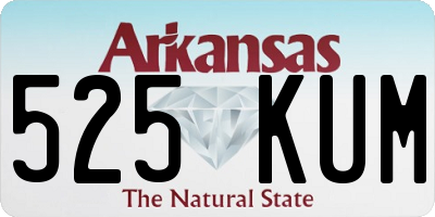 AR license plate 525KUM