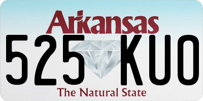 AR license plate 525KUO