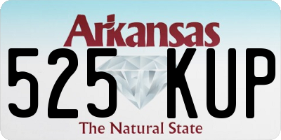 AR license plate 525KUP