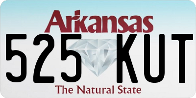 AR license plate 525KUT