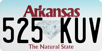 AR license plate 525KUV