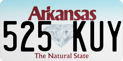 AR license plate 525KUY