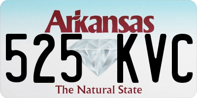 AR license plate 525KVC