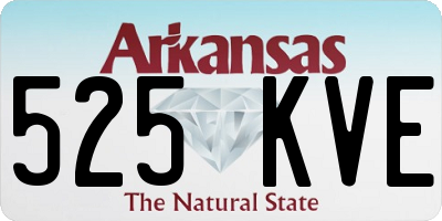AR license plate 525KVE