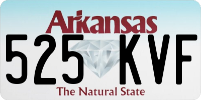 AR license plate 525KVF