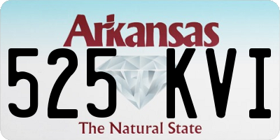 AR license plate 525KVI