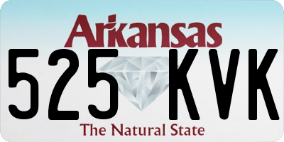 AR license plate 525KVK