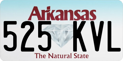 AR license plate 525KVL