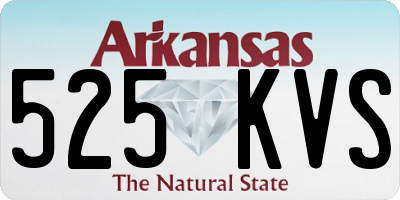 AR license plate 525KVS