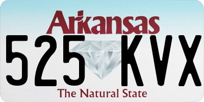 AR license plate 525KVX
