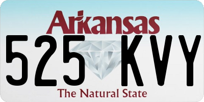 AR license plate 525KVY