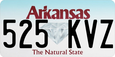 AR license plate 525KVZ