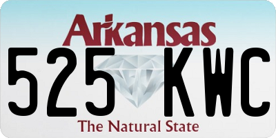 AR license plate 525KWC