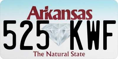 AR license plate 525KWF