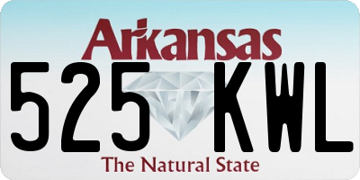 AR license plate 525KWL