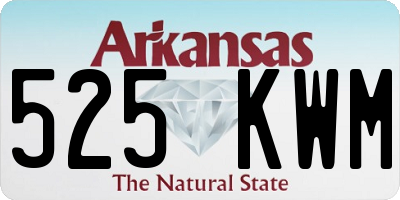 AR license plate 525KWM