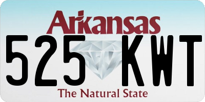 AR license plate 525KWT