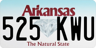 AR license plate 525KWU