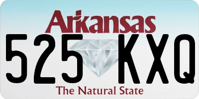 AR license plate 525KXQ
