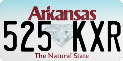 AR license plate 525KXR