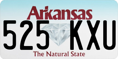 AR license plate 525KXU