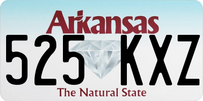 AR license plate 525KXZ
