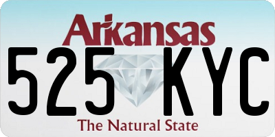 AR license plate 525KYC