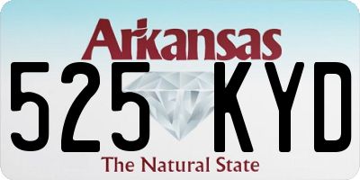 AR license plate 525KYD