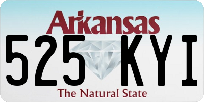 AR license plate 525KYI
