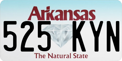 AR license plate 525KYN