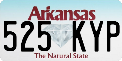 AR license plate 525KYP