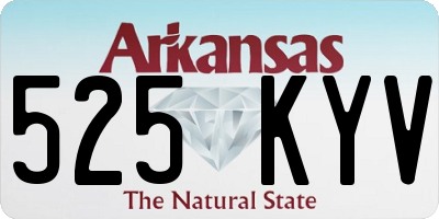 AR license plate 525KYV