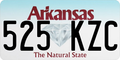 AR license plate 525KZC