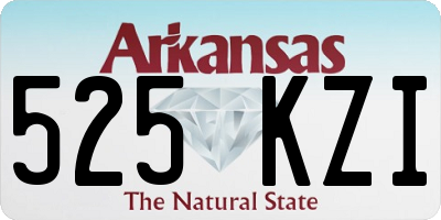 AR license plate 525KZI