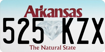 AR license plate 525KZX