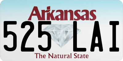 AR license plate 525LAI