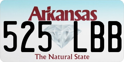 AR license plate 525LBB
