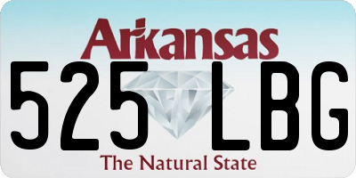 AR license plate 525LBG
