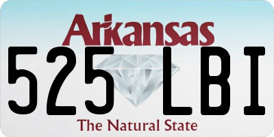 AR license plate 525LBI