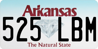 AR license plate 525LBM