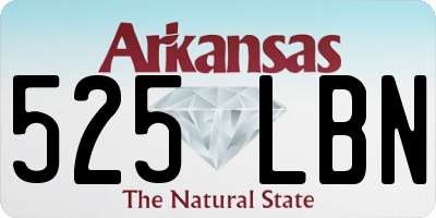 AR license plate 525LBN