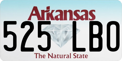 AR license plate 525LBO