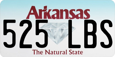 AR license plate 525LBS